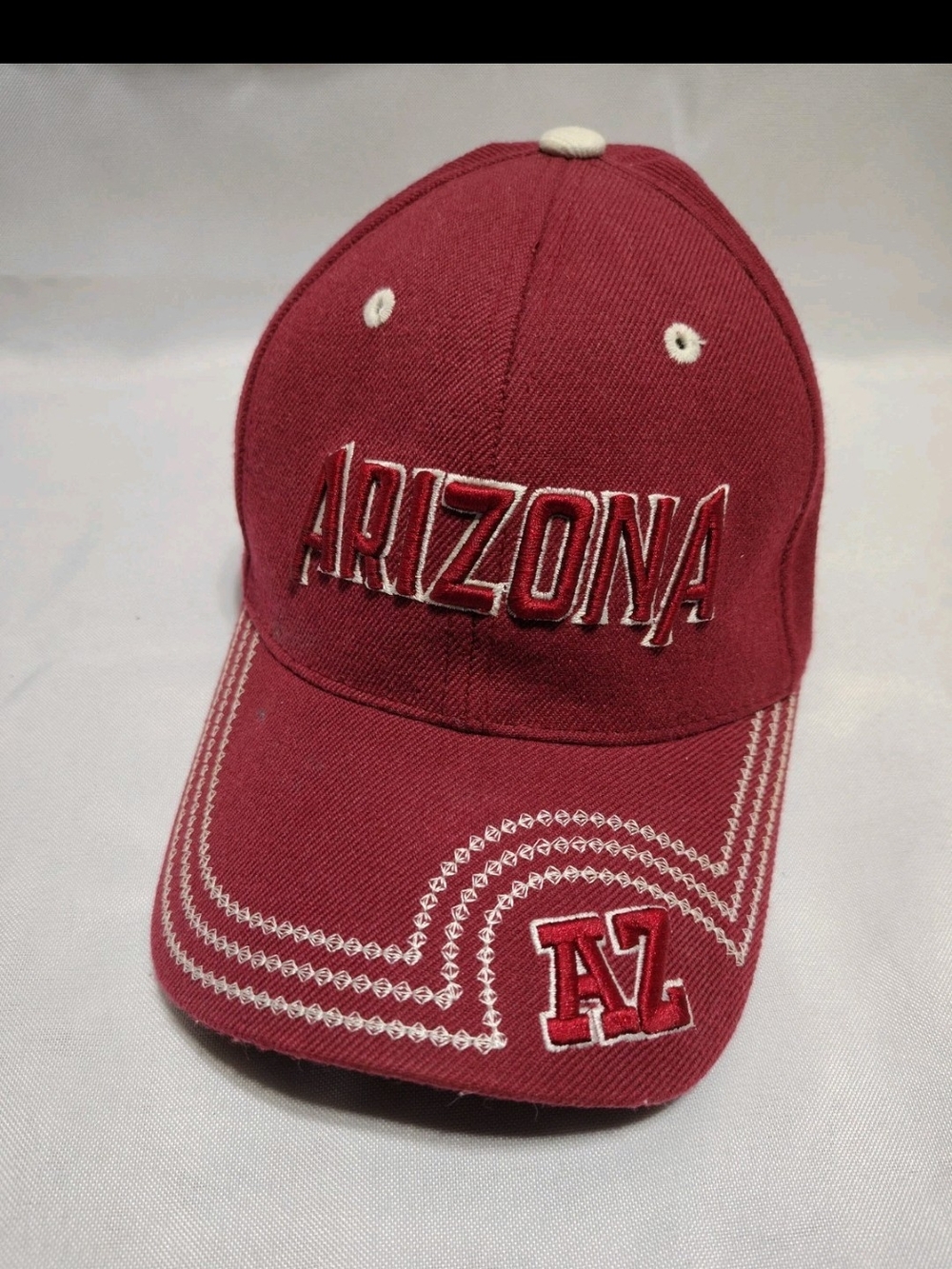 State Of Arizona Maroon Baseball Hat Unisex OS, College Hat